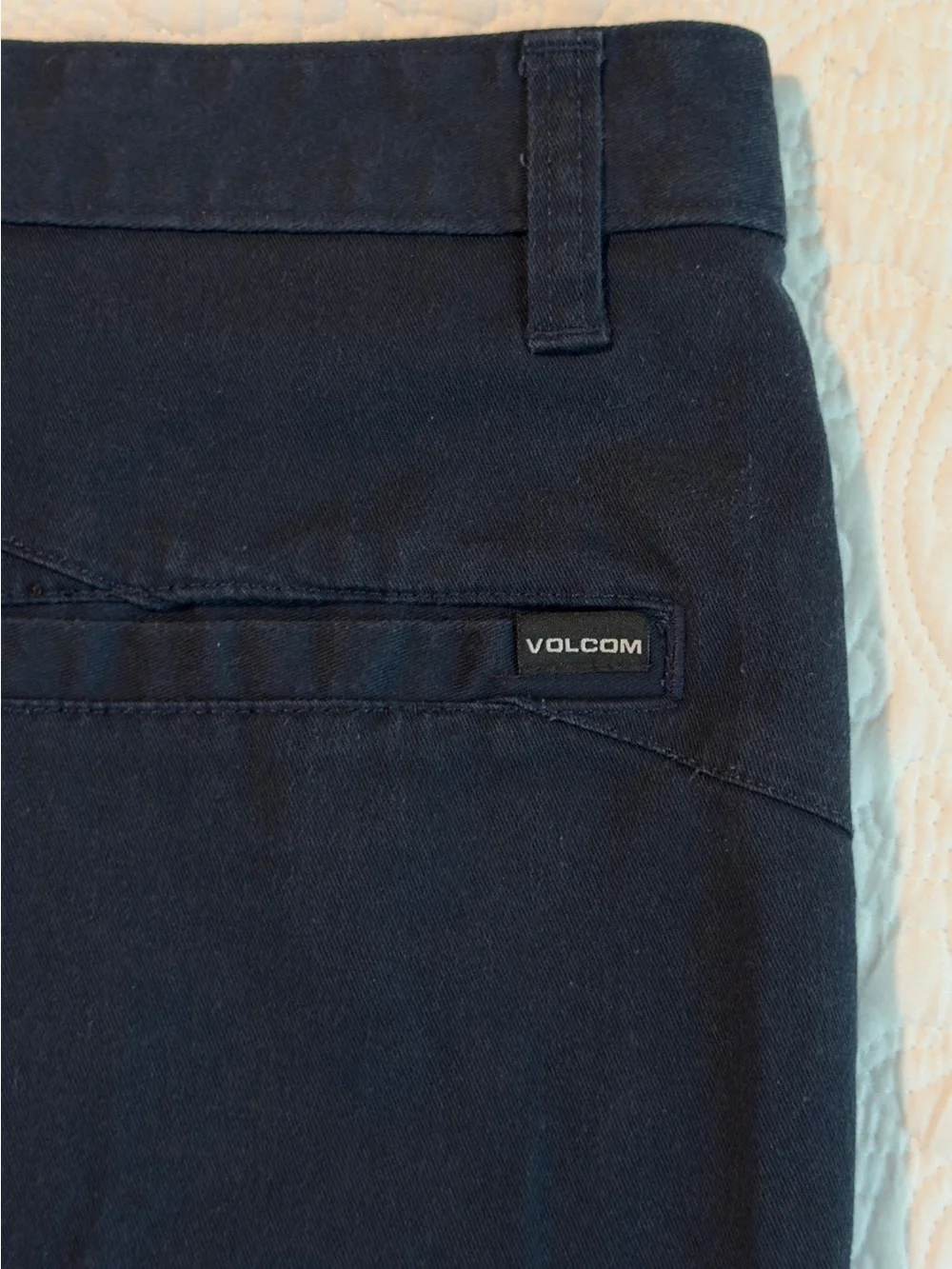 Volcom | Frickin Modern Stretch Shorts | Dark Navy | Size 30 | Chino Skatewear
